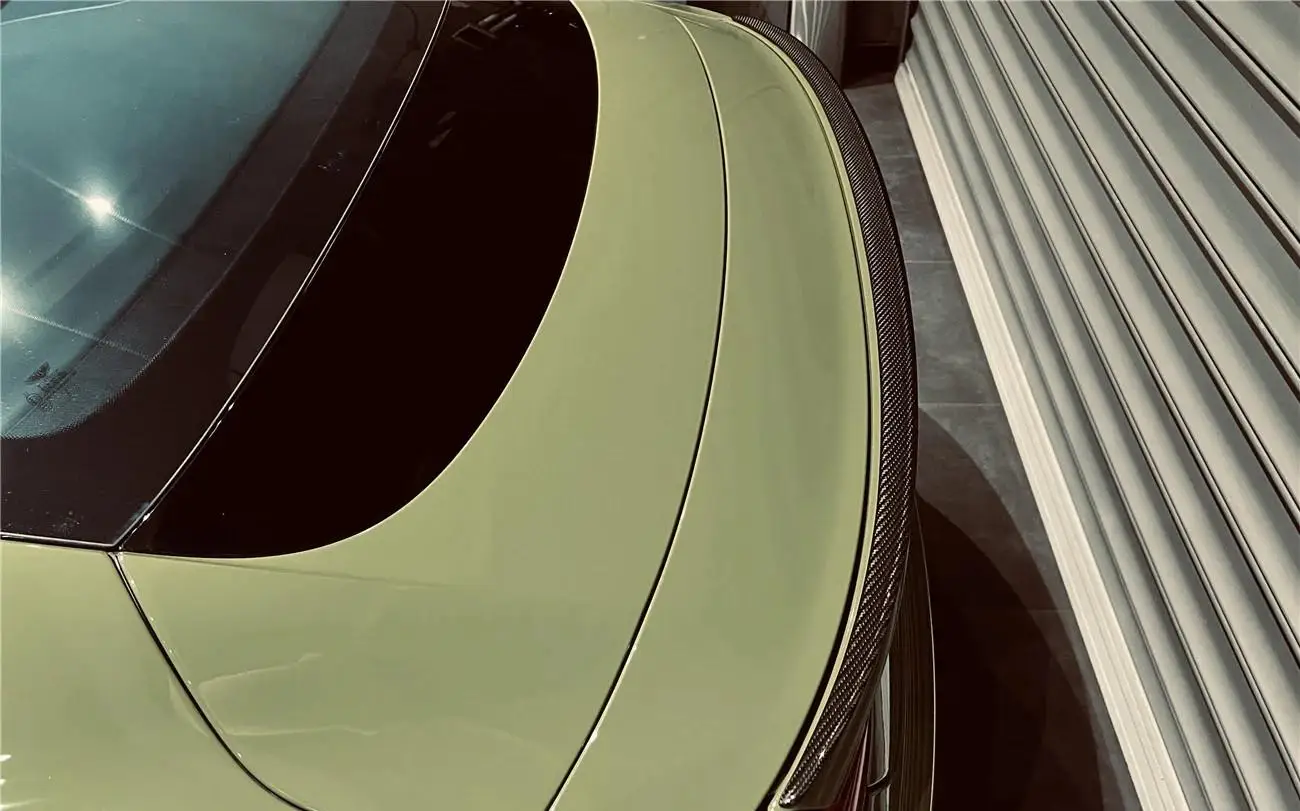 AISKA Carbon Real Dry Car Carbon Fiber Add-On Rear Trunk Spoiler for Continental GT GTC 2019-2024