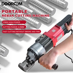 DOOROOM 4-16MM Electric Rebar Bender Hydraulic Rebar Bending Machine Easy Bending Rebar Steel Bar Hydraulic Cutting Machine