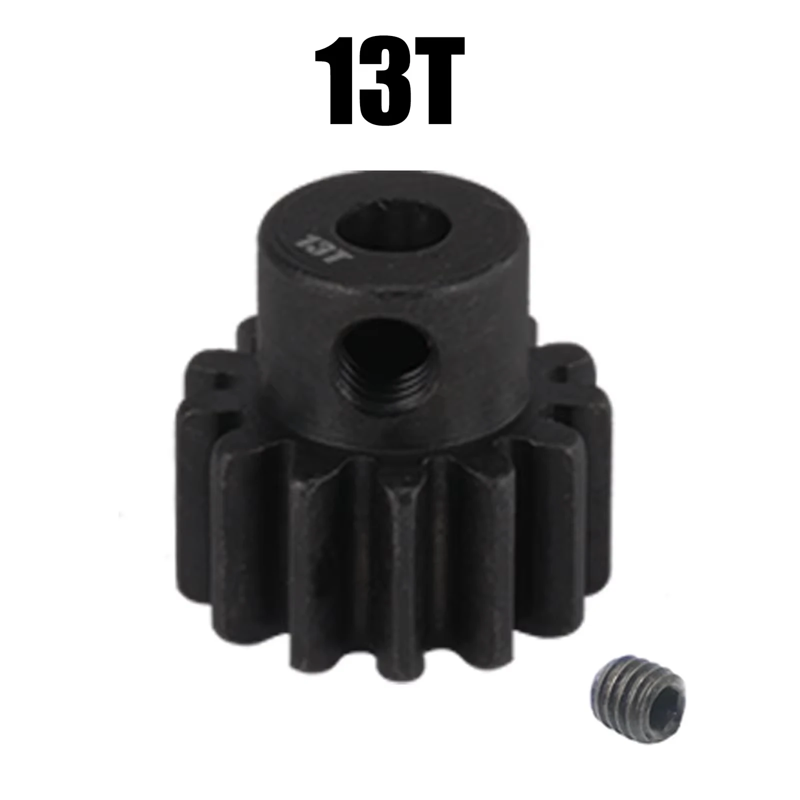 M0.8 3.175mm Gehärteter Stahl Metallzahnrad 10T 11T 12T 13T 14T 15T 16T 17T 18T 19T 20T 21T Motorgetriebe für 1/10 RC Auto Upgrade-Modifikation – Detail 9