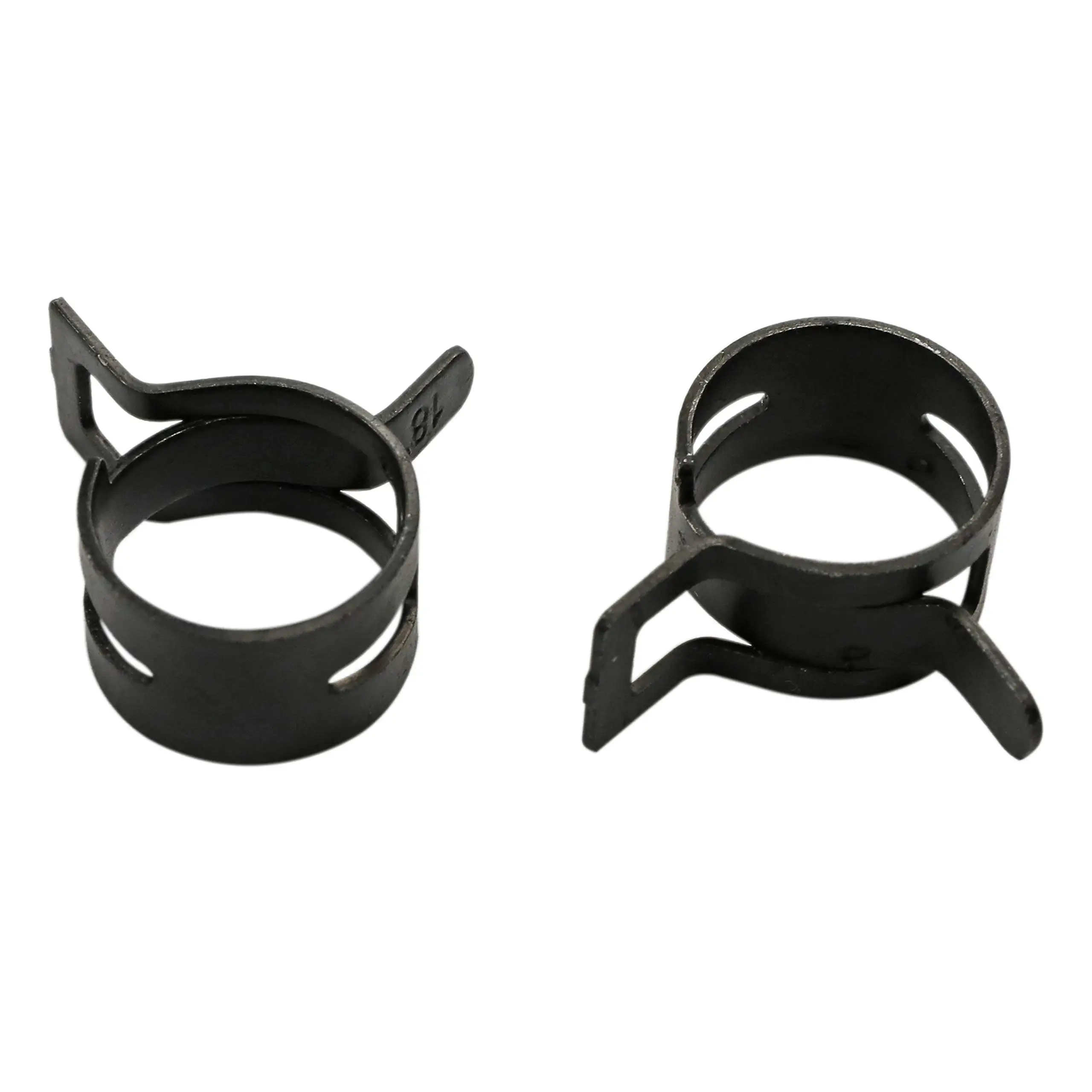 20pcs Spring Hose Clamp Clips Vacuum Fuel Line Hose Oil Water Pipe Air Tube Clamps Fastener 6-38mm Pipe Clamp Hoop for Plumbing