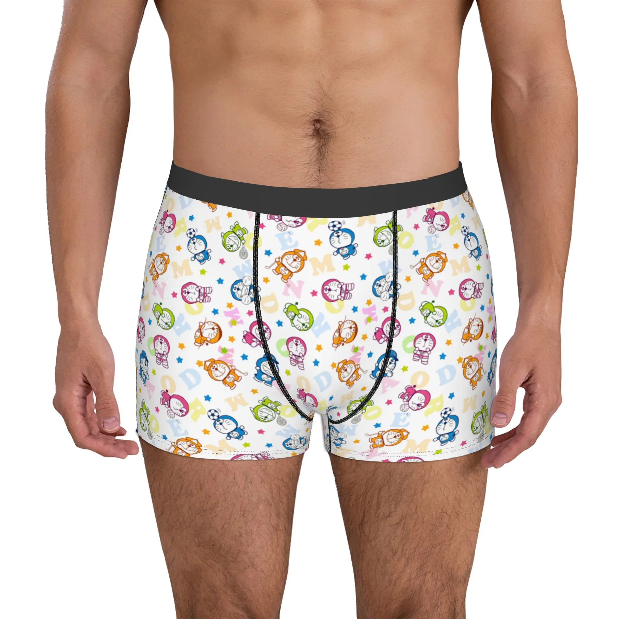 

Cartoon Robot Cat D-Doraemon Boxer Shorts For Homme 3D Print Anime Cute Underwear Panties Briefs Soft Underpants