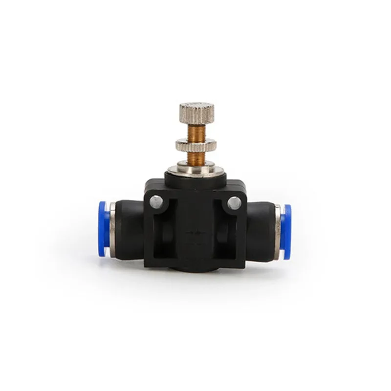 Pneumatics Air Throttle Valve Speed Control Quick  Hose Tube Water Fitting Connector Pneumatic Fittings  Adjust 4mm 6mm 8mm 10mm