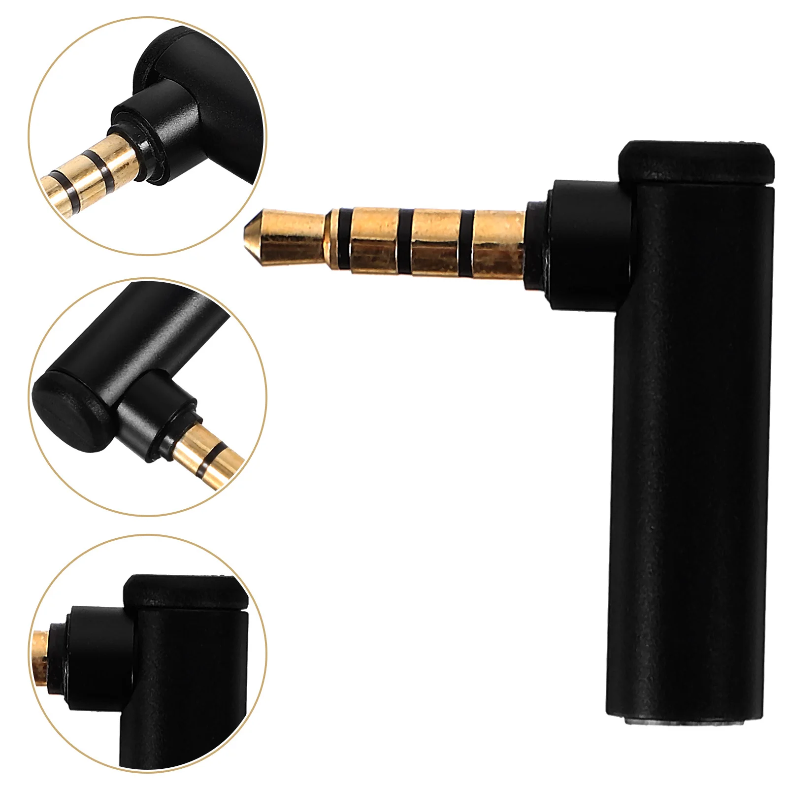 

5pcs 3.5Mm 90 Degree Male To Female Adapter Aluminum Alloy Gold Plated For Smartphone Audio Player Computer Use 3.5Mm Adapter