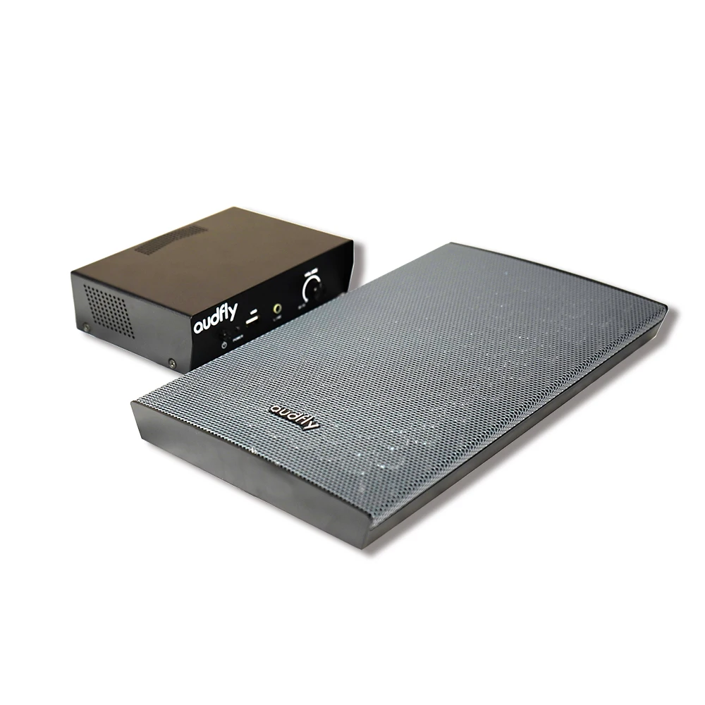 Audfly Model B2 超音波指向性スピーカー（アンプ内蔵）壁掛け式スピーカー（博物館用）