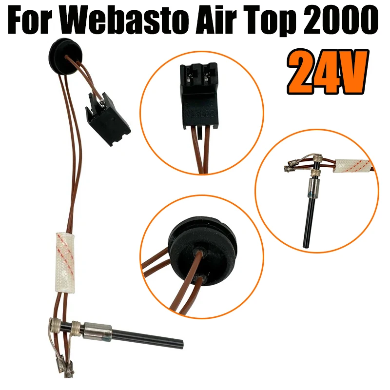 

82306B 24V Car Air Diesel Parking Heater Ceramic Glow Pin Glow Plug For Webasto Air top 2000 Flame Detecter 24V Truck RV Heaters