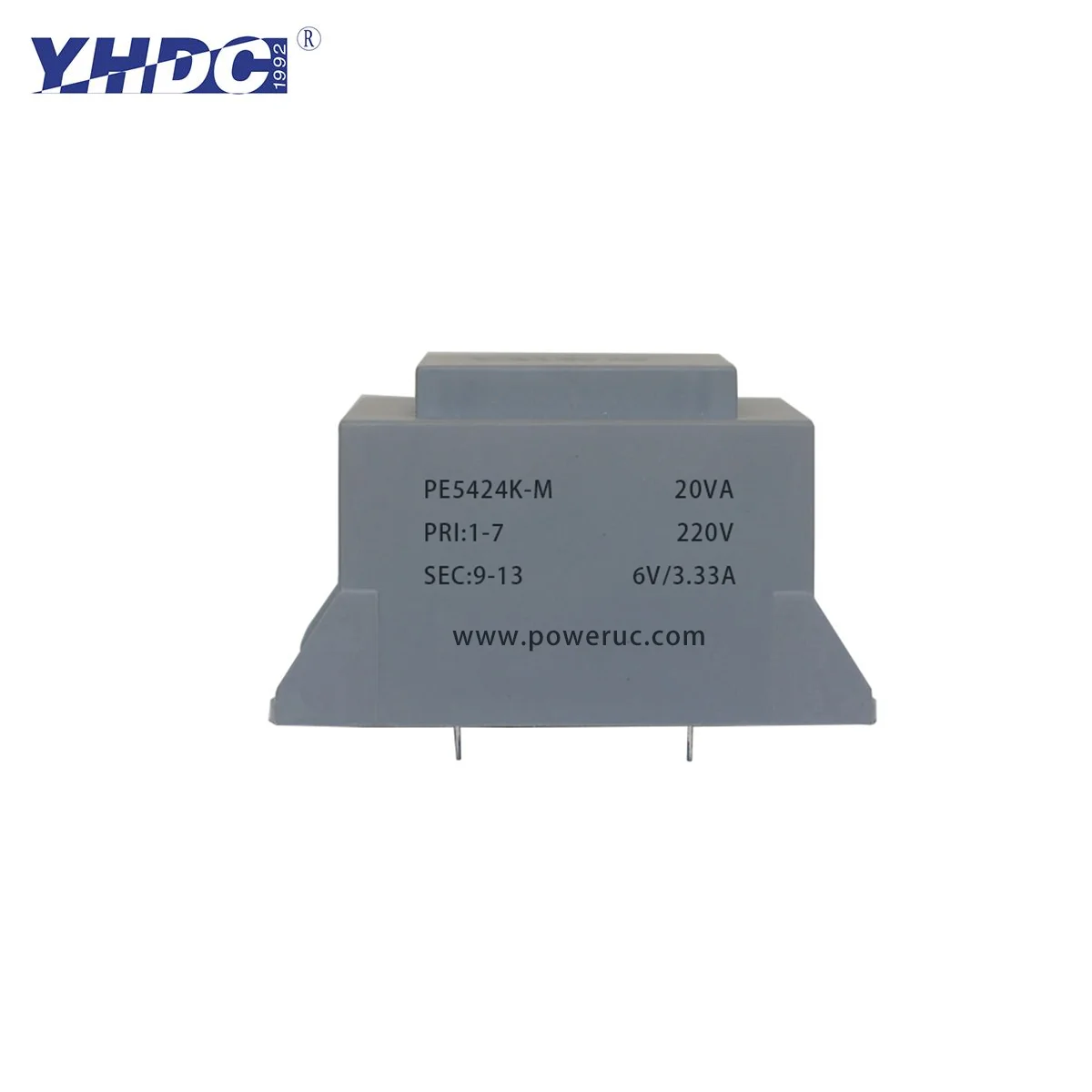 

YHDC PE5424K-M 20VA 110 В-380 В/6 В/7,5 В/9 В/12 В/15 В/18 В/24 В вакуумный трансформатор с защитной изоляцией из эпоксидной смолы для сварки печатных плат