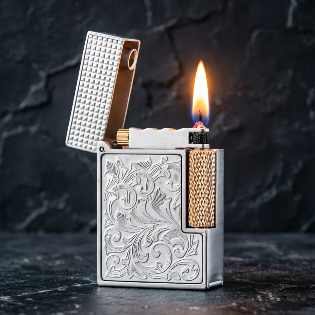 

CHIEF Side Slide Handmade Lighter, Retro High Grade Oil Machine with Grinding Wheel, Exquisite Men's Holiday Gift