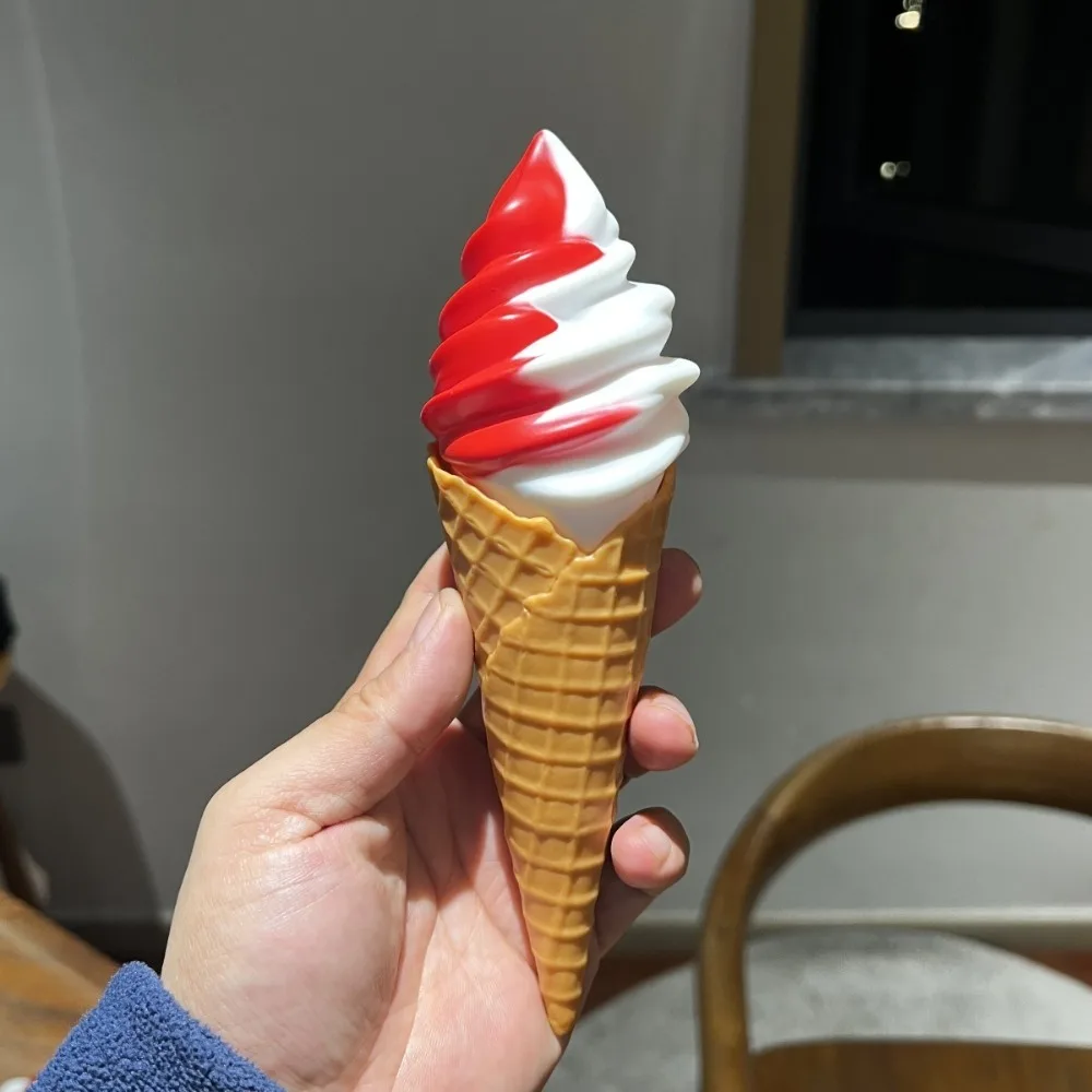 Decorative Ornament Plastic Artificial Ice Cream Simulation Model Realistic Look Fake Ice Cream Ice Cream Model Food Photography
