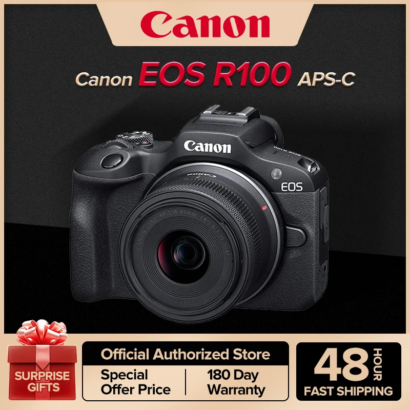 Canon EOS R100 APS-C Mirrorless Digital Camera New Entry Level Product Launches With RF-S 18-45MM Lens Kit