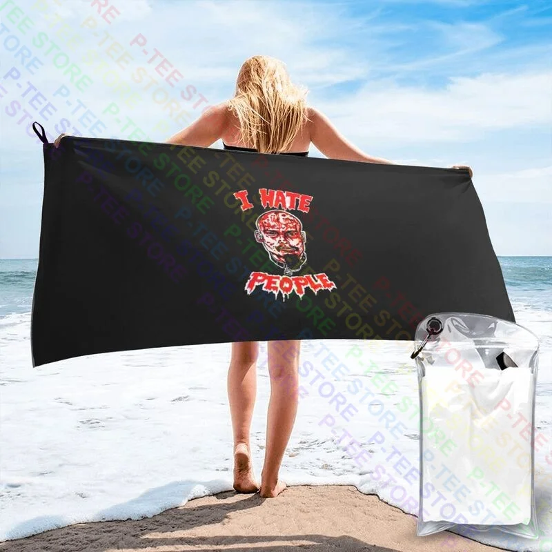 Gg Allin American Punk Rock I Hate People Quick dry Towel Wrapped Comfortable Superfine fiber