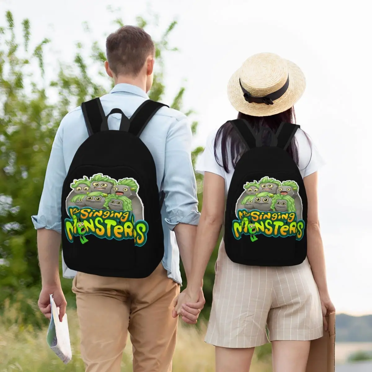 My Singing Monsters School Bookbag for Teens, Student, Middle High imprimés, Randonnée, Daypack