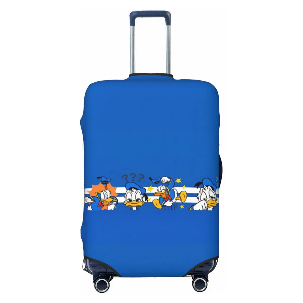 

Donald Duck Anime Cartoon Suitcase Cover Vacation Practical Luggage Case Cruise Trip Protection