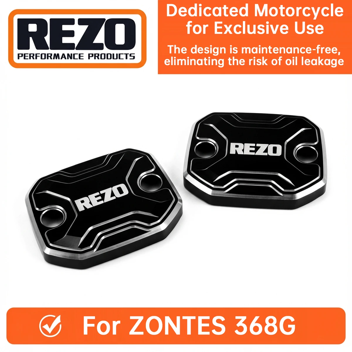 

Motorcycle Modification Part Oil Cup Cover Personalized Decoration Oil Cup Cap With No-Dismantling Design for Zontes 368G