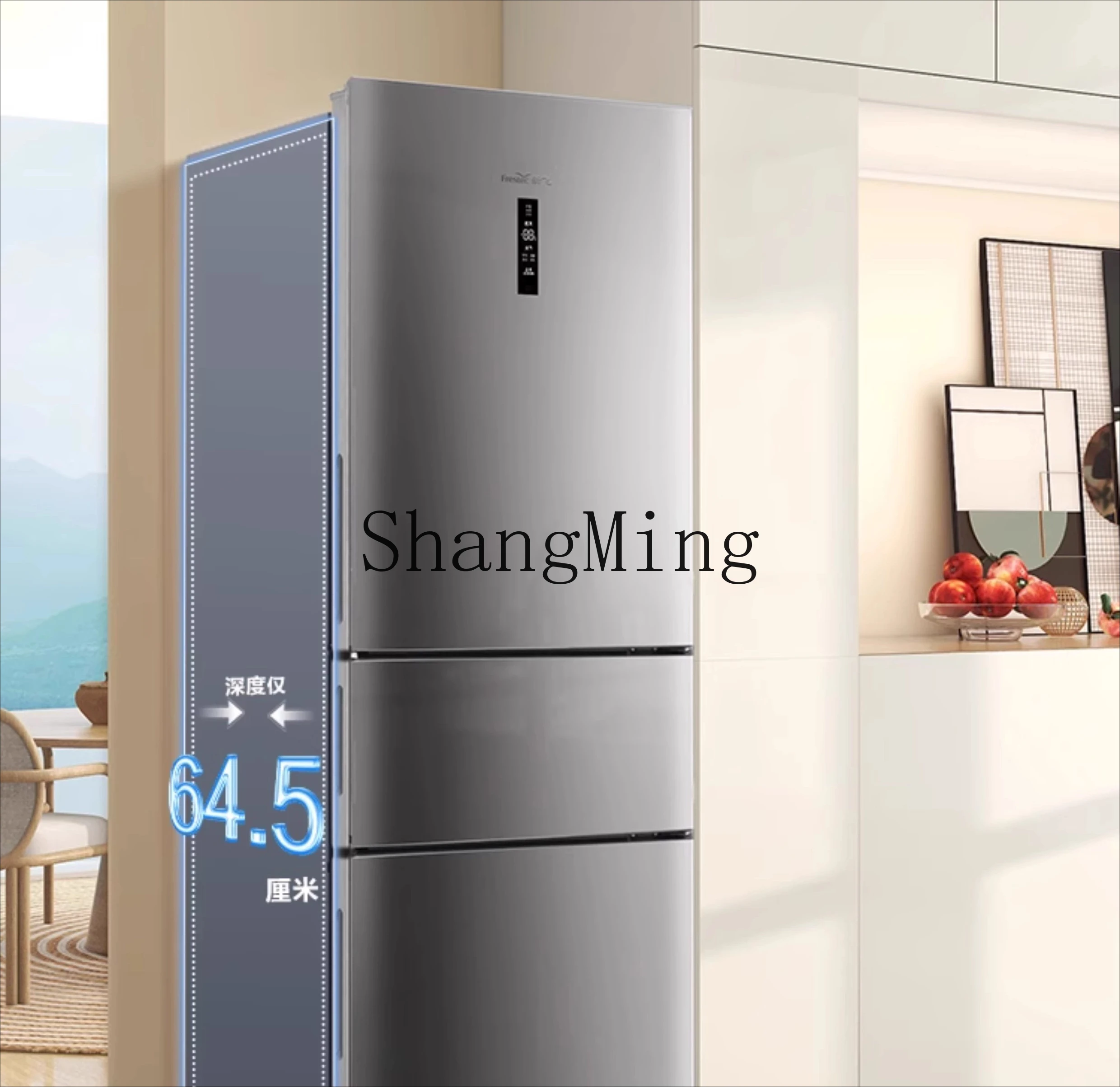 ZYYファーストクラス省エネ冷蔵庫 家庭用省エネ3ドア小型冷蔵庫