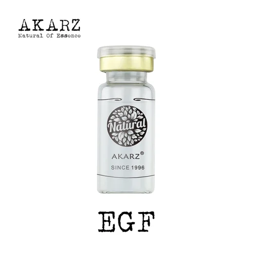 Imagen 2 del producto AKARZ Esencia de extracto de suero facial EGF Natural, mejora la elasticidad de la piel, esencia de belleza, cuidado facial, 10ml