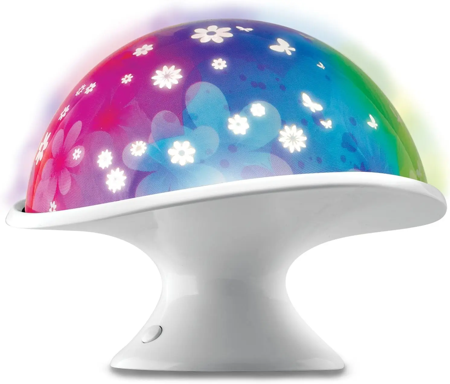 

Moonlight Mushroom Tabletop Décor Night Light Projector, Colorful Butterfly & Flower Show