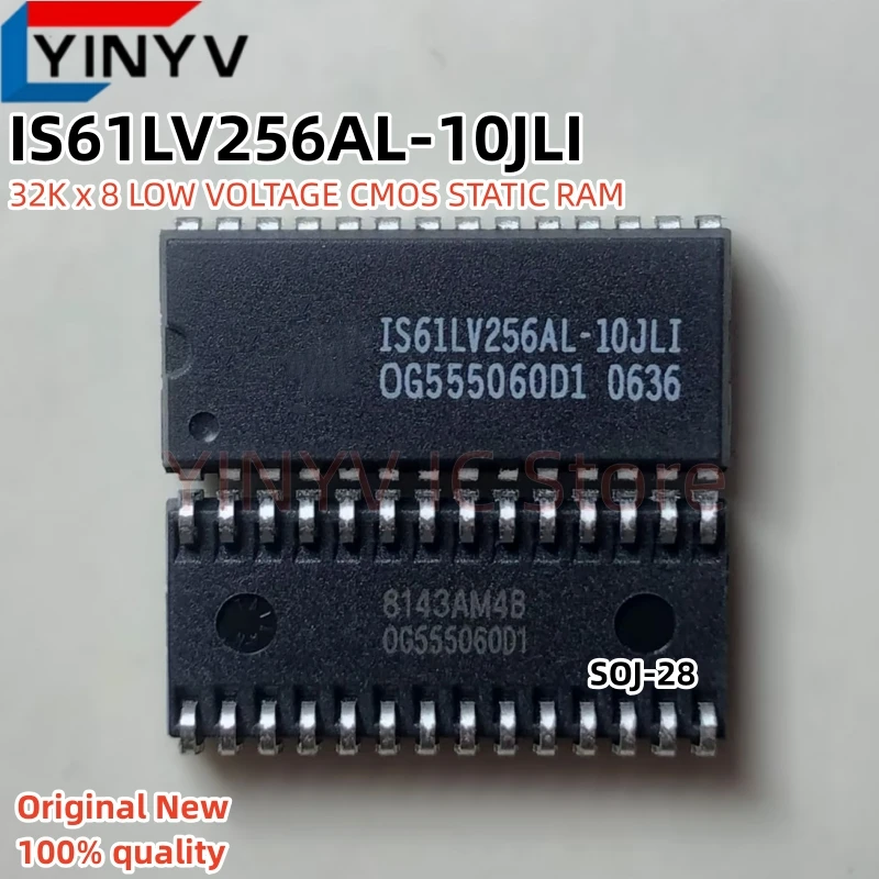 5-pecas-lote-is61lv256al-10jli-soj-28-is61lv256al-10jl-is61lv256al-is61lv256-32k-x-8-ram-estatica-cmos-de-baixa-tensao-nova-100-qualidade
