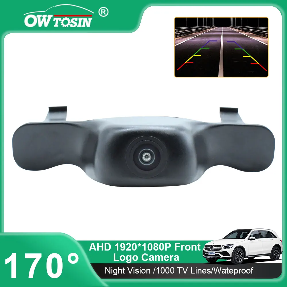 For Mercedes Benz GLC X253 C253 GLC200 GLC250 GLC300 2015~2019 Front Logo Camera Fisheye Lens AHD 1080P Vehicle Car Camera