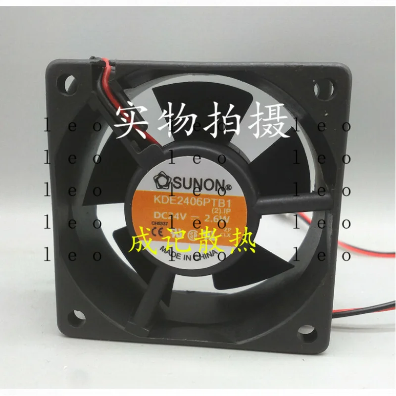 BB  1pcs  for SUNON KDE2406PTB1 6025 24V 2.6W 6cm variable frequency ball fan