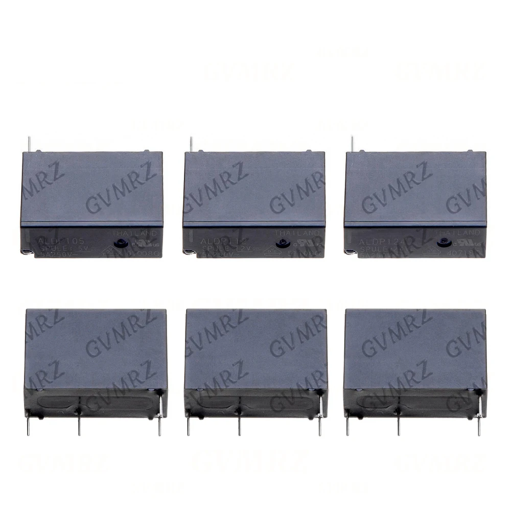 5A ALDP112 Relay 12V 24V ALDP105 5V-24V ALDP124 5A 250V 4PIN a group of normally open ALD112 5V