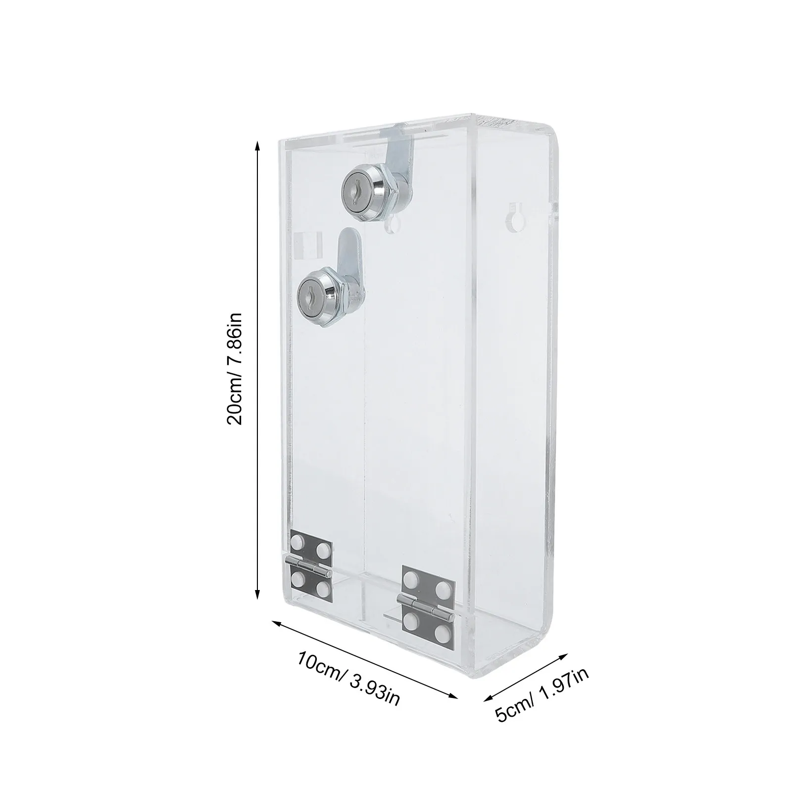 Cell Phone Lock Box Transparent Acrylic Phone Locker Lock Smartphone Holder Classroom Office Mobile Device Storage