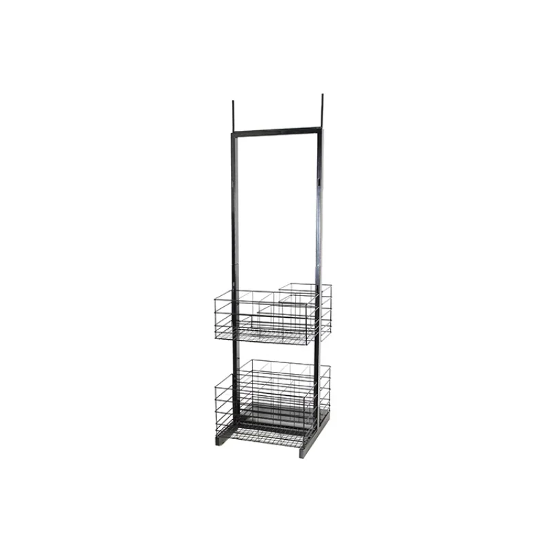custom.Metal Food Display Stand Powder Coated Store Display Rack Supermarket Use
