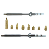 Heat Insert Nut Iron Tip M2-M8 Brass Hot Melt Insert Nut Insertion Insertion Kit for TS100 TS101 PTS200 PTS201 Soldering Iron