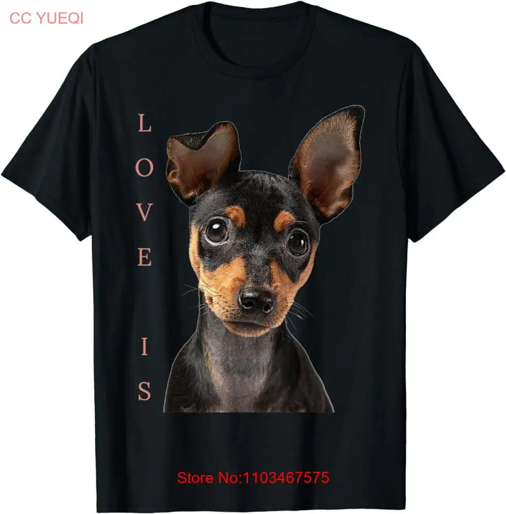 Miniature Pinscher Shirt Dog Mom Dad TShirt Love Puppy Pet T-Shirt