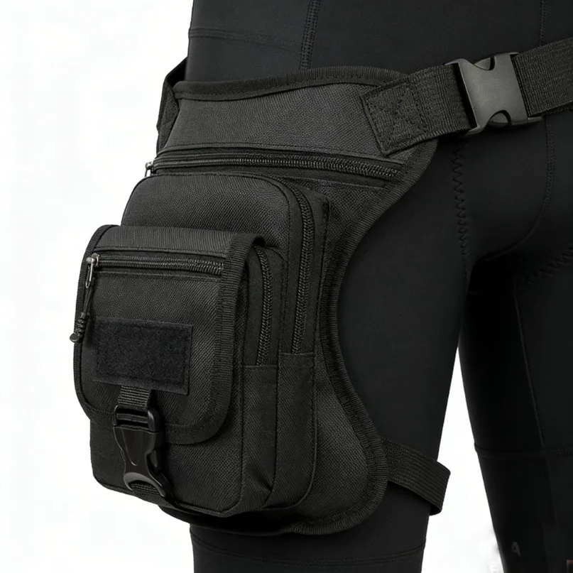 Motorcycle Drop Leg Bag Thigh Belt Waist Bag Multifunction Motorbike Tactical Travel Cell/Mobile Phone Purse Chest Bag