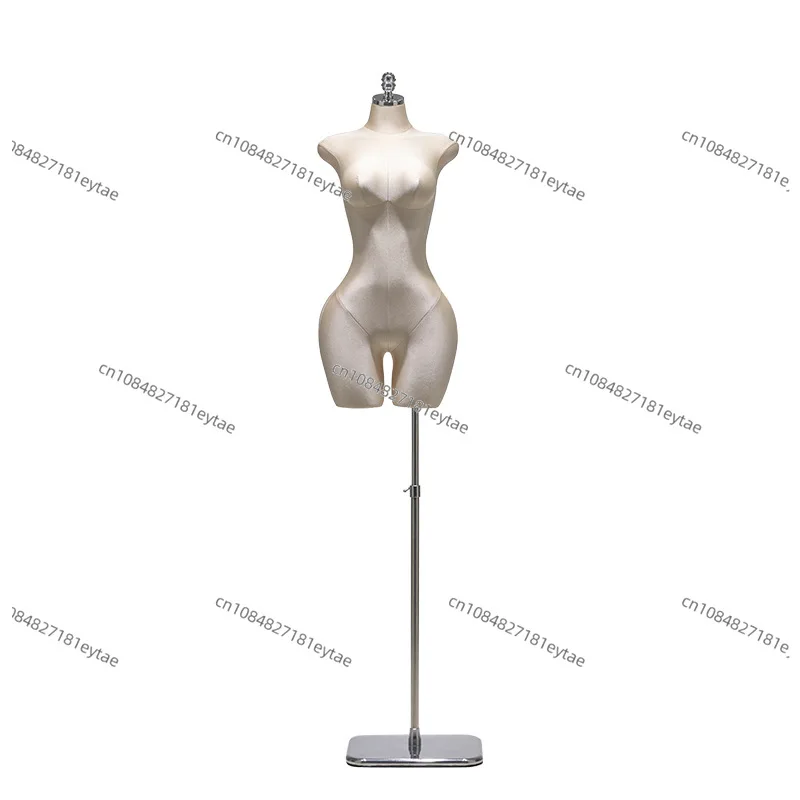 Large size women's clothing body window display rack, half-body platform, full-body dummy model props