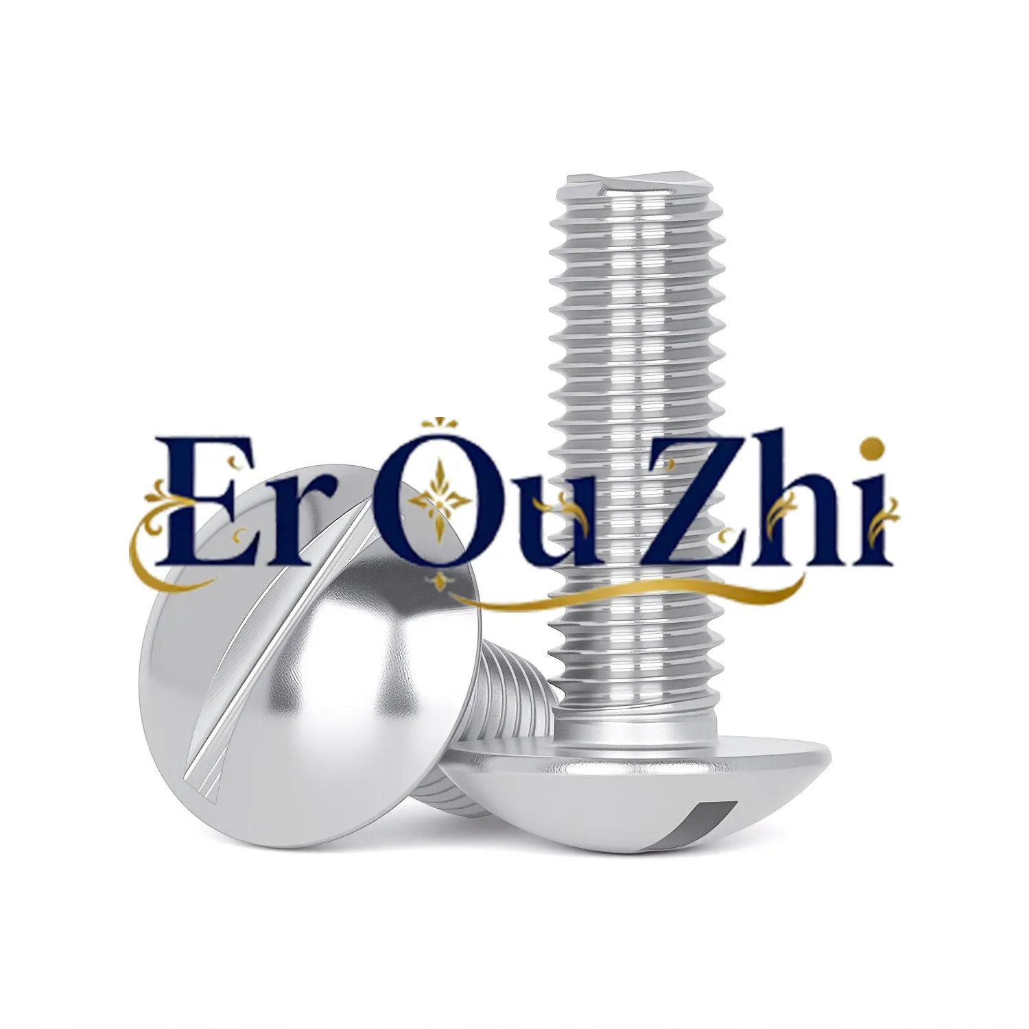 One-word Large Flat Head Screw 304 Stainless Steel Slotted Mushroom Head Machine Tooth Screw