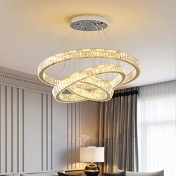 Home living room decoration crystal Pendant Ceiling lamps dining room Chandelier indoor lighting hanging light fixture lustre
