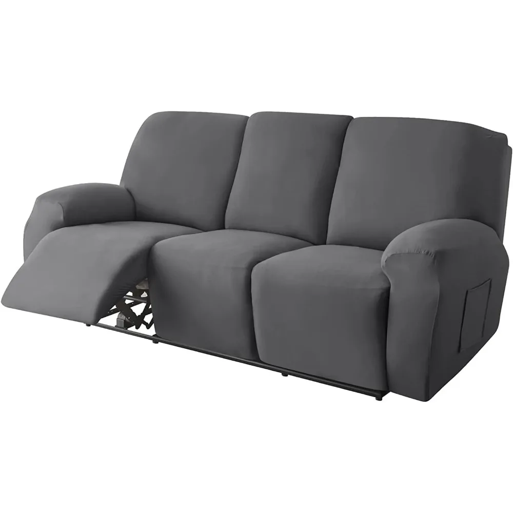 4/6/8 Piezas Sillon Relax Tela Reclinable, 1 Plaza/2/3 Plazas Reclinable Elástico Funda De Sofá Spanx Electrico Sillón Relax