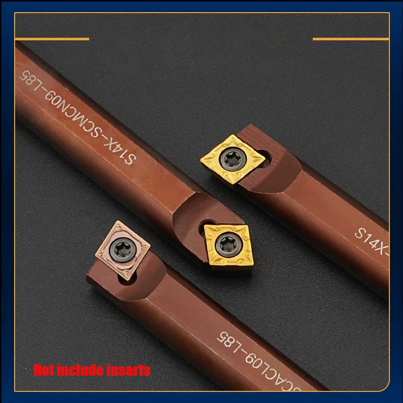 1set S14X SCACR09 SCMCN09 SCACL09 Excavator Boring Machine Inside Hole Turning Tool Digging Machine Tool Rod S14X-SCACR09-L45-85