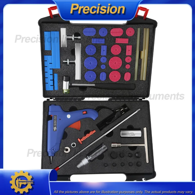 2026 Manual Dent Repair Tool Kit with Portable Toolbox Auto Body Puller for Sheet Metal Restoration