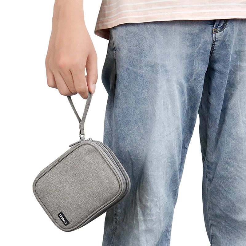 Portable carrying case Storage Bag Hard Drive case for HDD Enclosure hard disk case for phone power bank usb data cable earphone