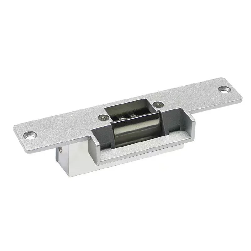 Electric Strike Cathode Lock para porta de madeira e metal, Fail Secure Door, Use Solenoid Latch, DC 12V, NO NC