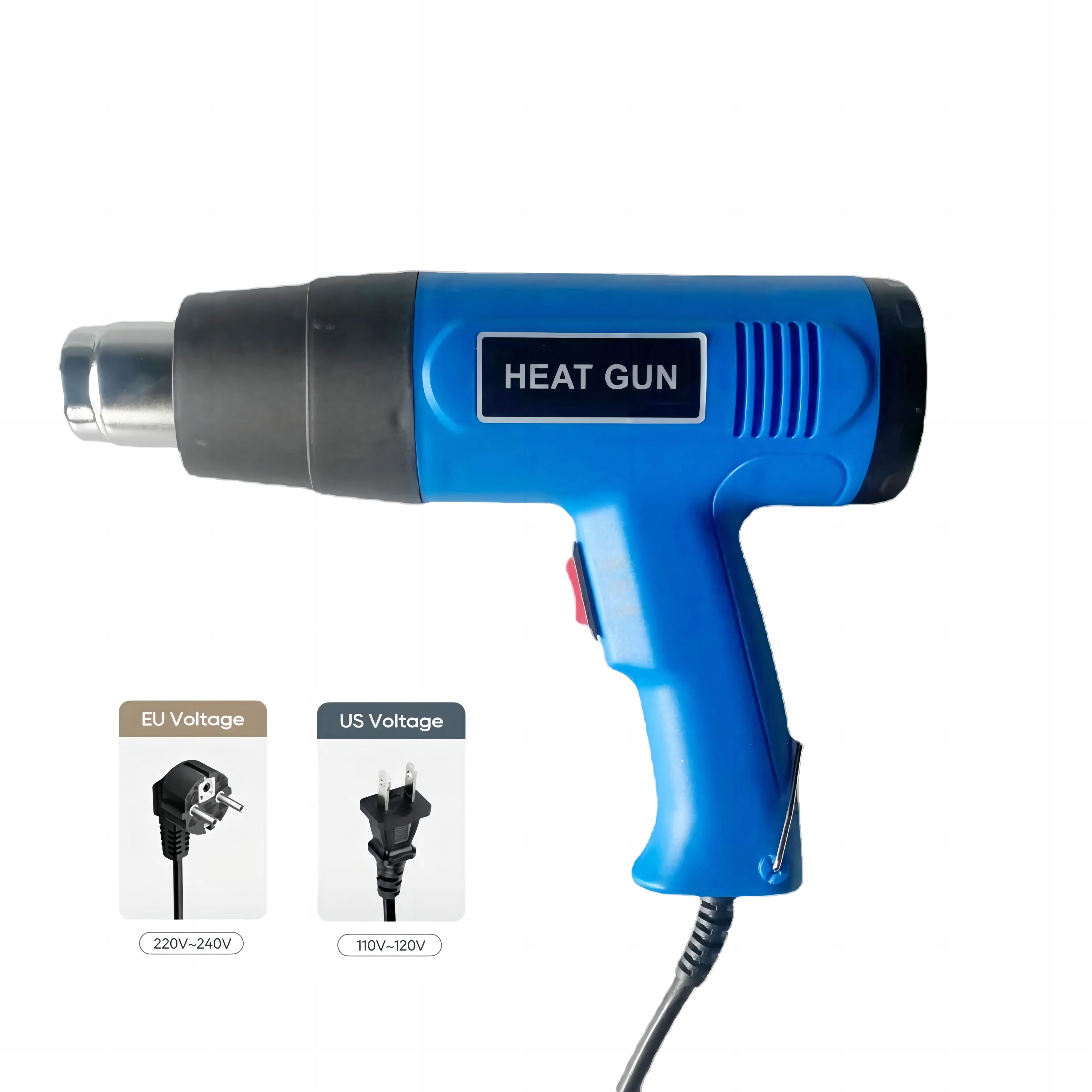 

Heat Gun for Vinyl Wrap Crafting 2000W Heat Guns Hot Air Gun Attachments for DIY Crafts Shrinking PVC Stripping Paint
