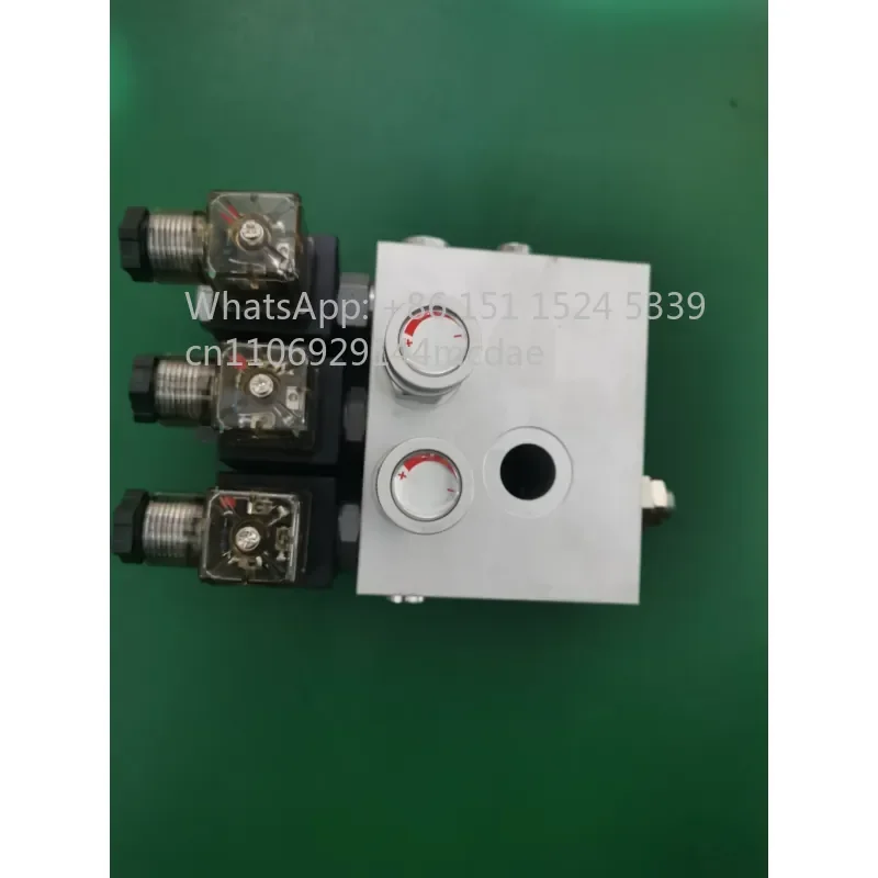 Automobile tail plate integrated valve group, truck hydraulic lifting and unloading hydraulic tail plate, power unit 12V 24V