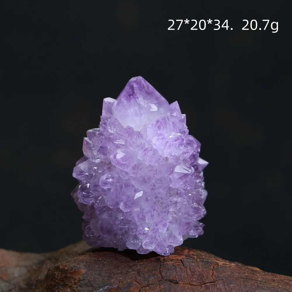 Natural Stone Materials: Amethyst Cactus, Quartz Crystal Clusters, Mineral Specimens, Raw Stone Decoration, Unprocessed and Poli