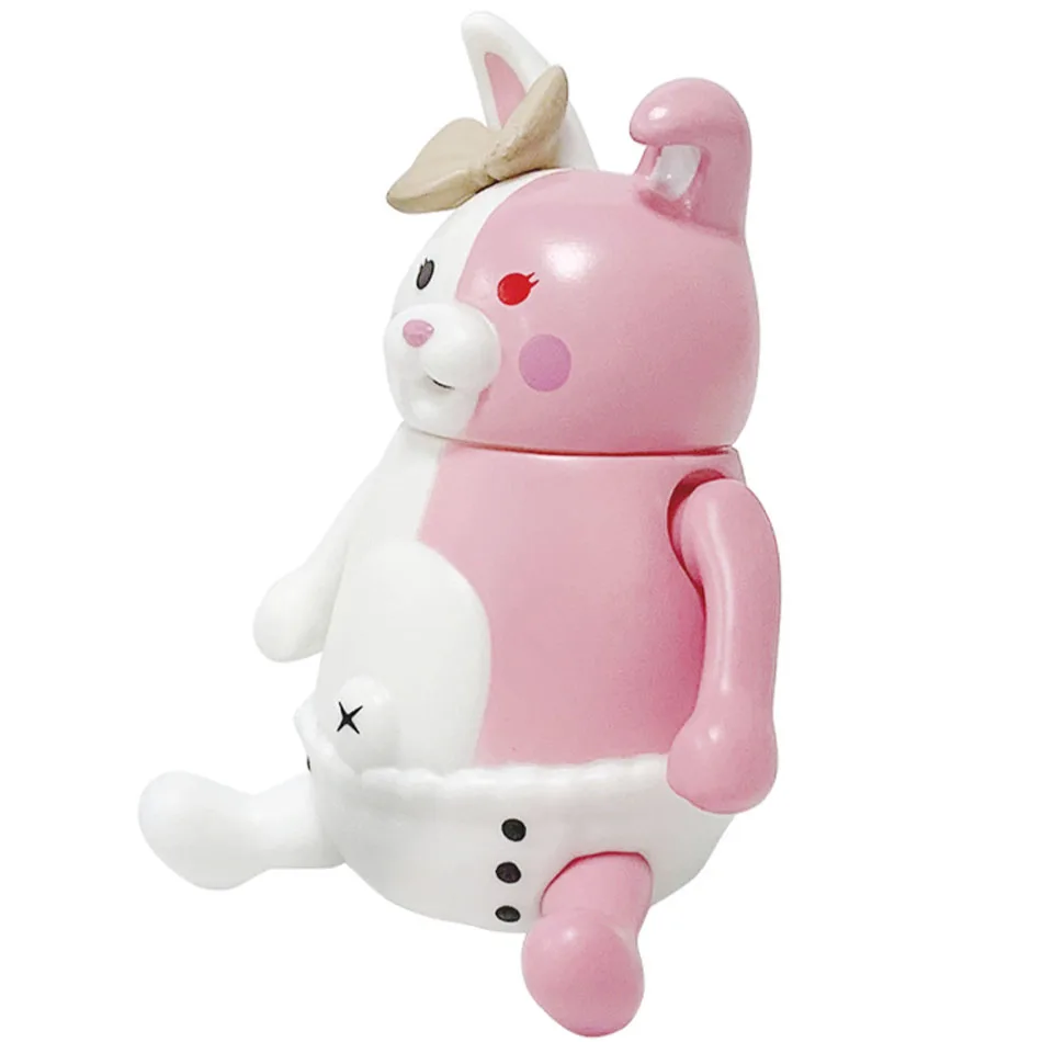 Winter 12cm Pink & White Bear Anime Action Figure PVC Model Toys Anime Christmas Gift for Boys Girls & Kids Collectible Toy