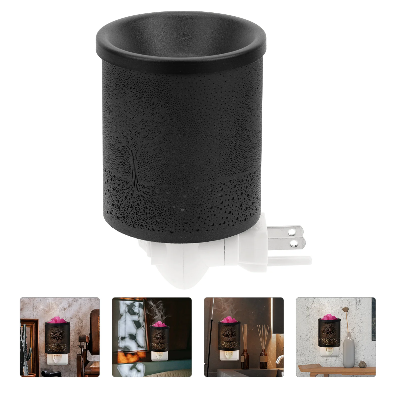 المكونات في الشمع ذوبان مصباح النار العطر دفئا الروائح داخلي ضوء الليل التدفئة ضوء ناشر رائحة #3