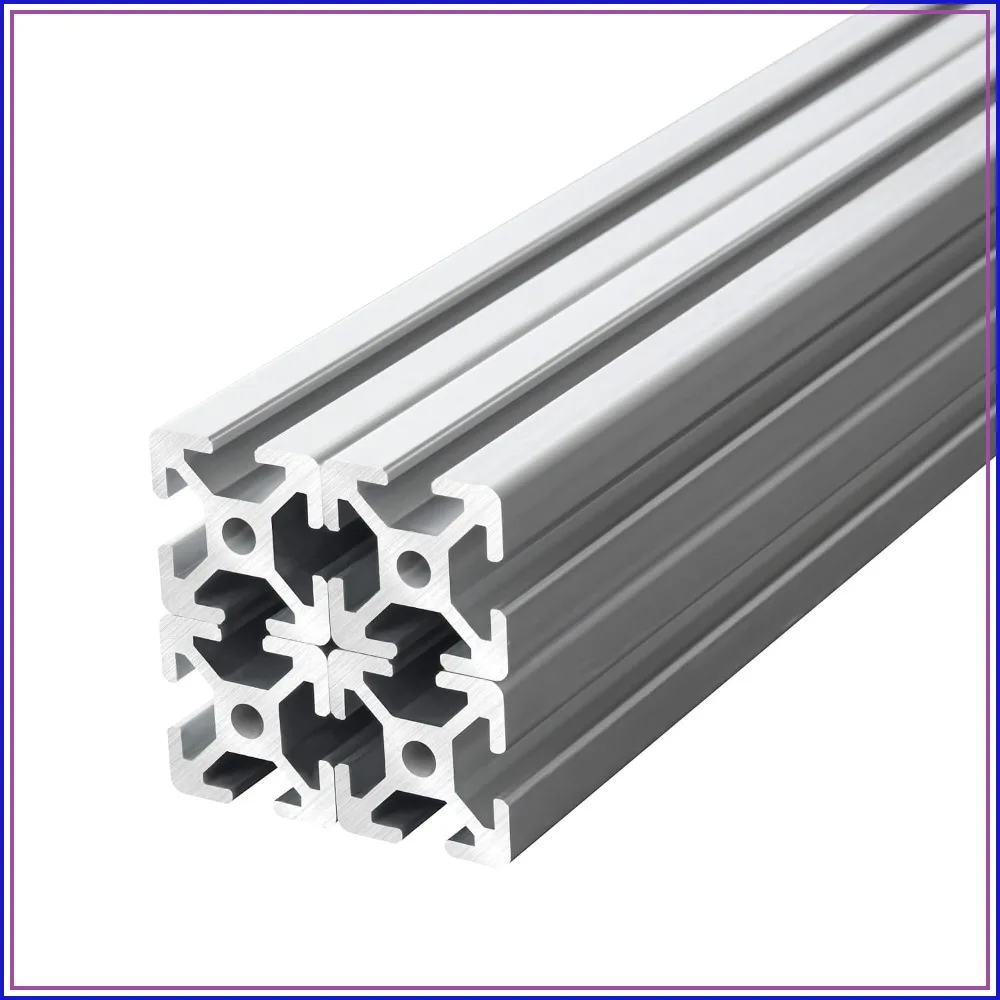 

1x1 T-Slot Aluminum Extrusion 25mmx25mm European Standard Anodized for 3D Printer Parts CNC DIY 1220mm Length 4 Pack