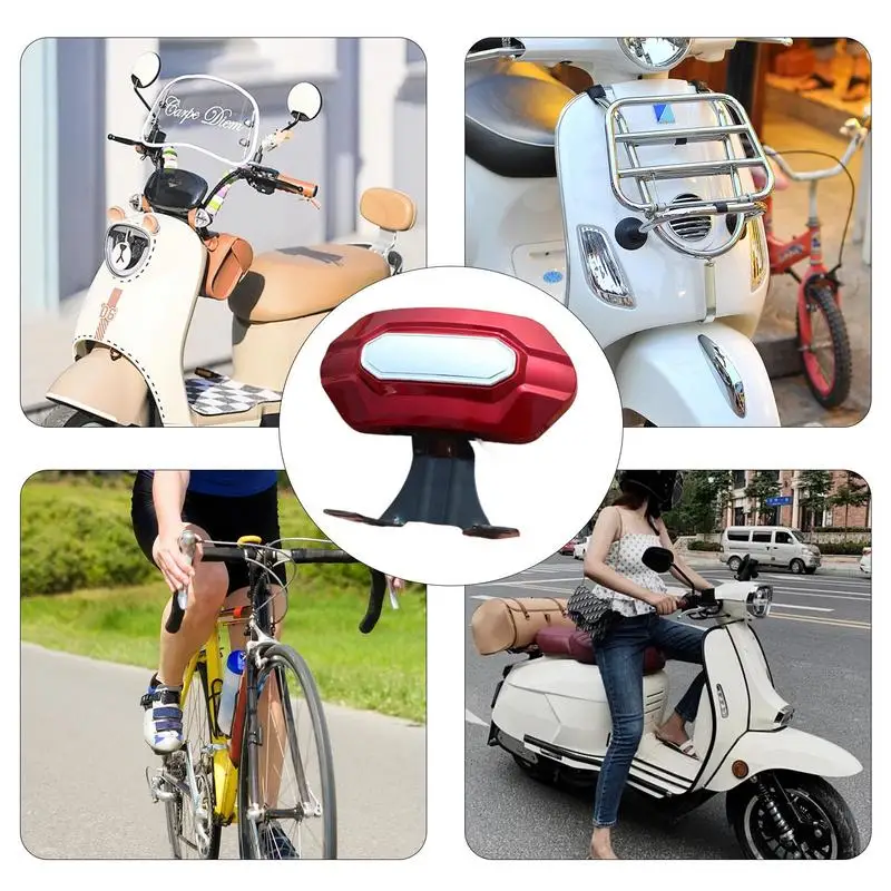 Motorcycle Removable Backrest Passenger Luggage Rack Universals Motorcycle Electric Vehicle Bicycle Rear Rest Road Glide