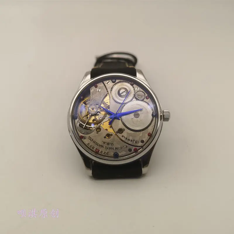 Baqi Studio Handmade Original Mechanical Watch Antique Old Pocket Watch Modified Retro Watch for Boys Trendy Boutique