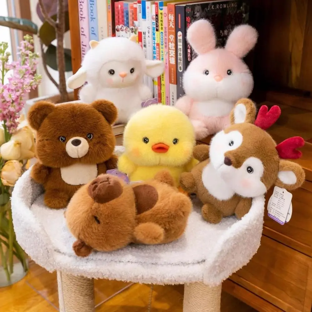 Comfort Pink Rabbit Capybara Brown bear Lamb Yellow Duck Soft Elk Animal Rabbit Festival Party Decor