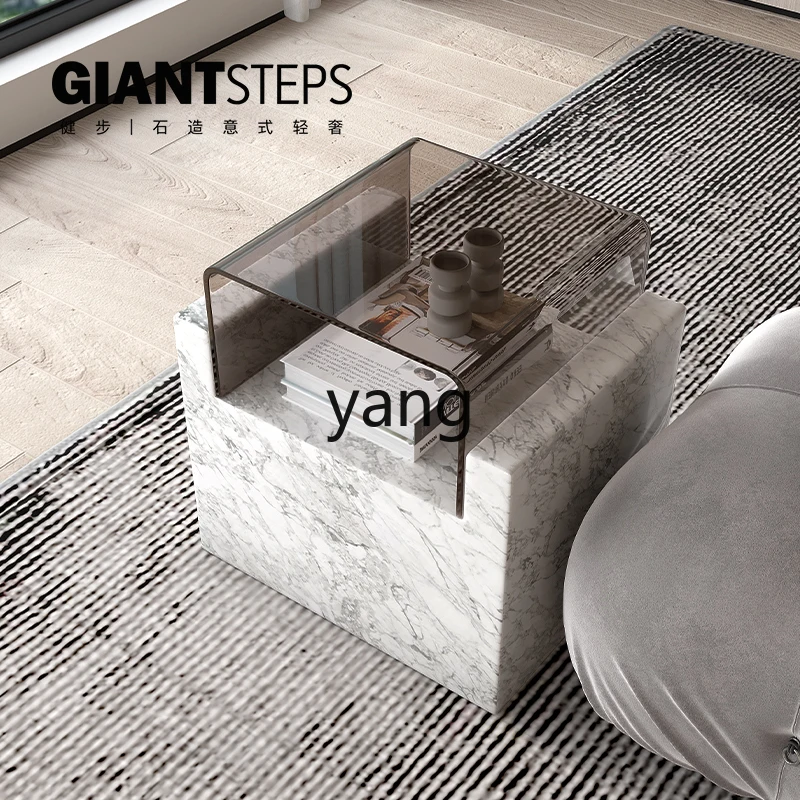LMM  light luxury minimalist natural marble edge few modern simple living room corner few