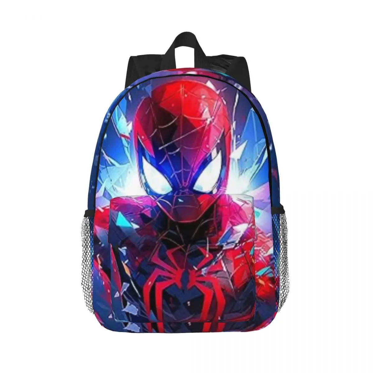 Mochila Homem-Aranha para meninos e meninas, grande capacidade, leve, impermeável, estudante, 15 Polegada