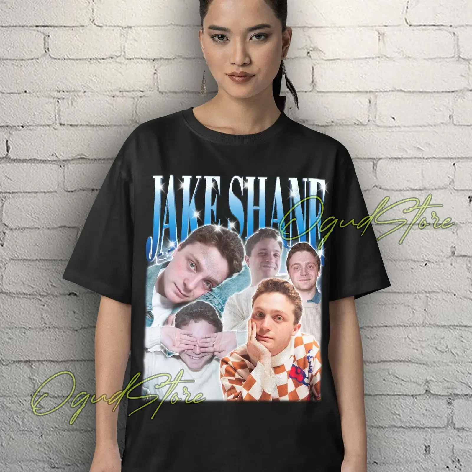 Jake Shane T Shirt Retro Movie Funny Meme vintage Washed graphic fashion homme Breathable designer clothes Unisex