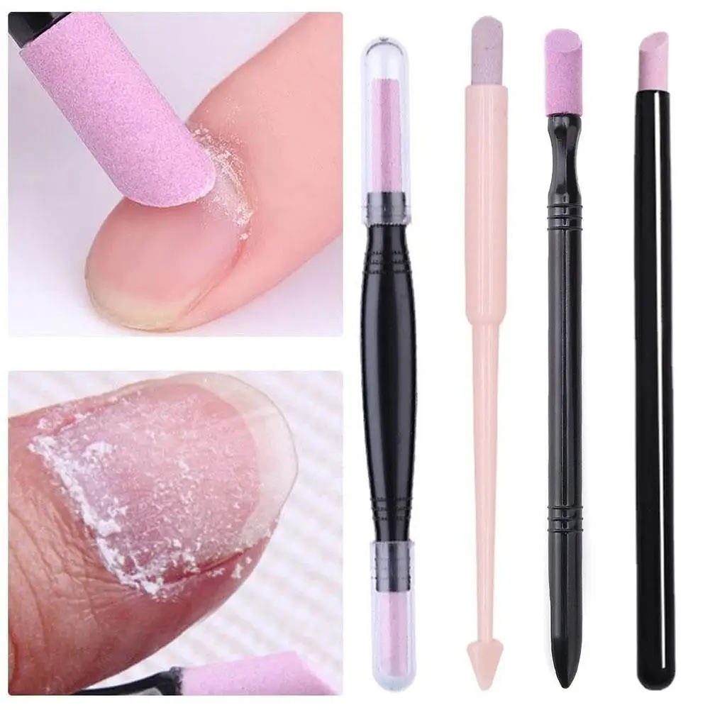 Nail File Cuticle Stone Pusher Nails Sanding Sticks Nail Art Pen Cuticle Remover Trimmer Buffer Manicure Tools Pushing Dead Skin